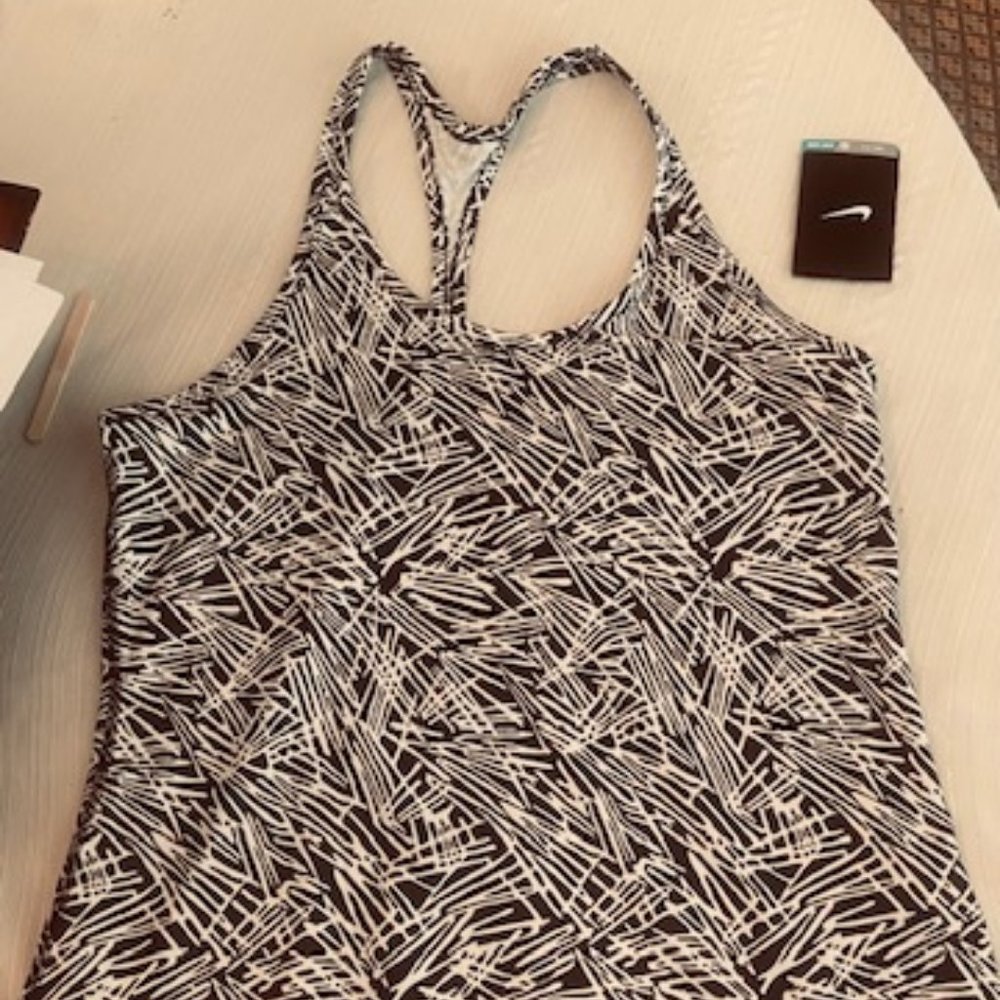 NEW, WITH TAGS! Nike Women's Dri-FIT Racerback Tank 'Get Fit' Black Size: Large